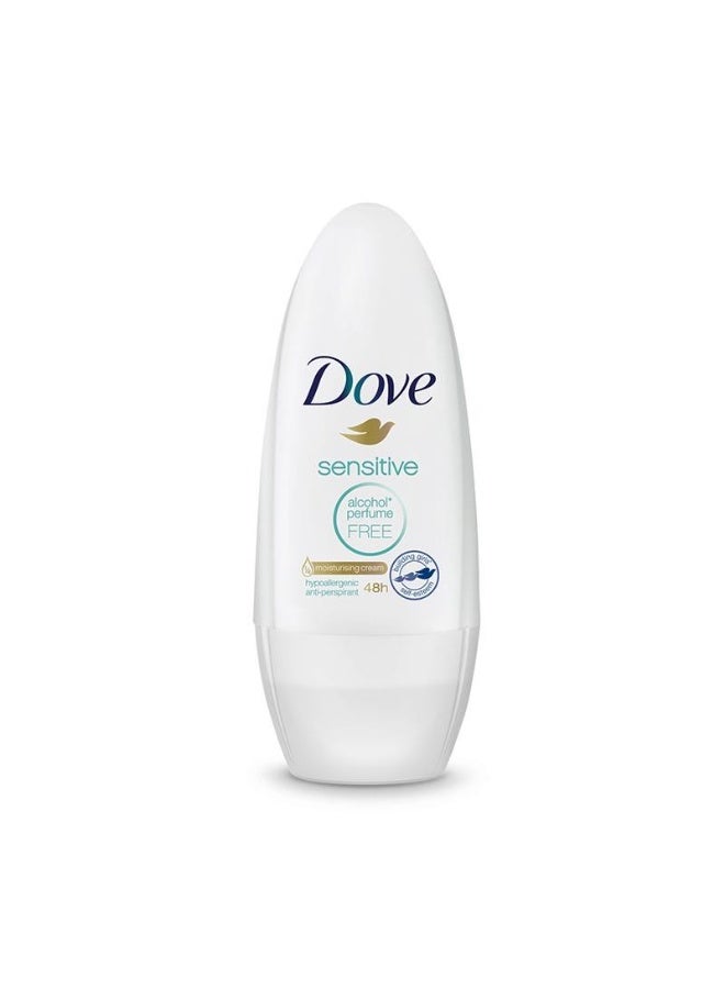 Dove Sensitive Roll-on Anti-Perspirant 40 ml - Image 1